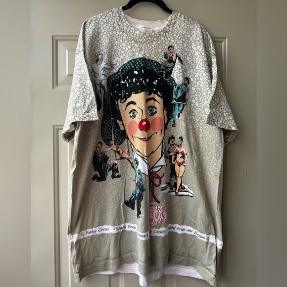 Vintage 90’s Ringling Bros And Barnum And Bailey Circus AOP Size XXL SUPER RARE - Picture 2 of 14